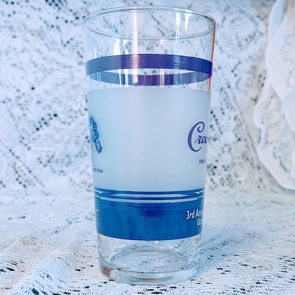 VTG INDIANA DERBY 1997 3RD ANNUAL CROWN ROYAL HOOSIER PARK COLLECTIBLE GLASS - Picture 5 of 8